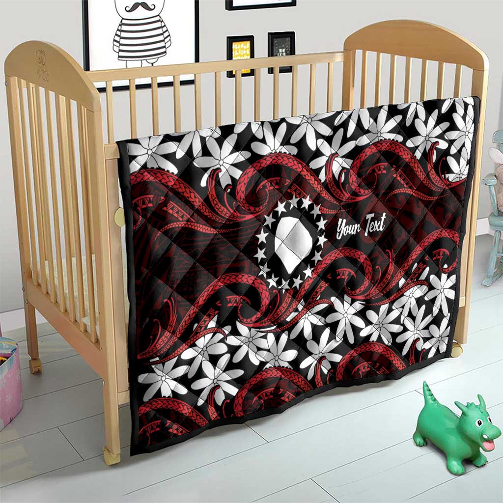Personalised Cook Islands Atiu Enuamanu Quilt Tiare Maori Polynesian Waves Tattoo LT14 - Polynesian Pride
