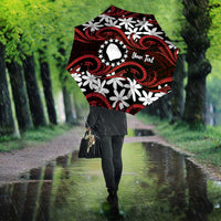 Personalised Cook Islands Atiu Enuamanu Umbrella Tiare Maori Polynesian Waves Tattoo LT14 - Polynesian Pride