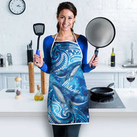New Zealand Humpback Whale Matariki Apron Maori New Year Taniko Niho Taniwha LT14 - Polynesian Pride