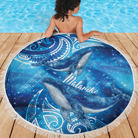 New Zealand Humpback Whale Matariki Beach Blanket Maori New Year Taniko Niho Taniwha LT14 - Polynesian Pride