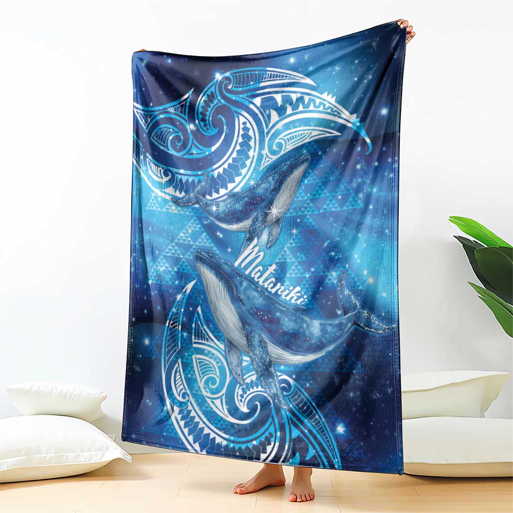 New Zealand Humpback Whale Matariki Blanket Maori New Year Taniko Niho Taniwha LT14 - Polynesian Pride