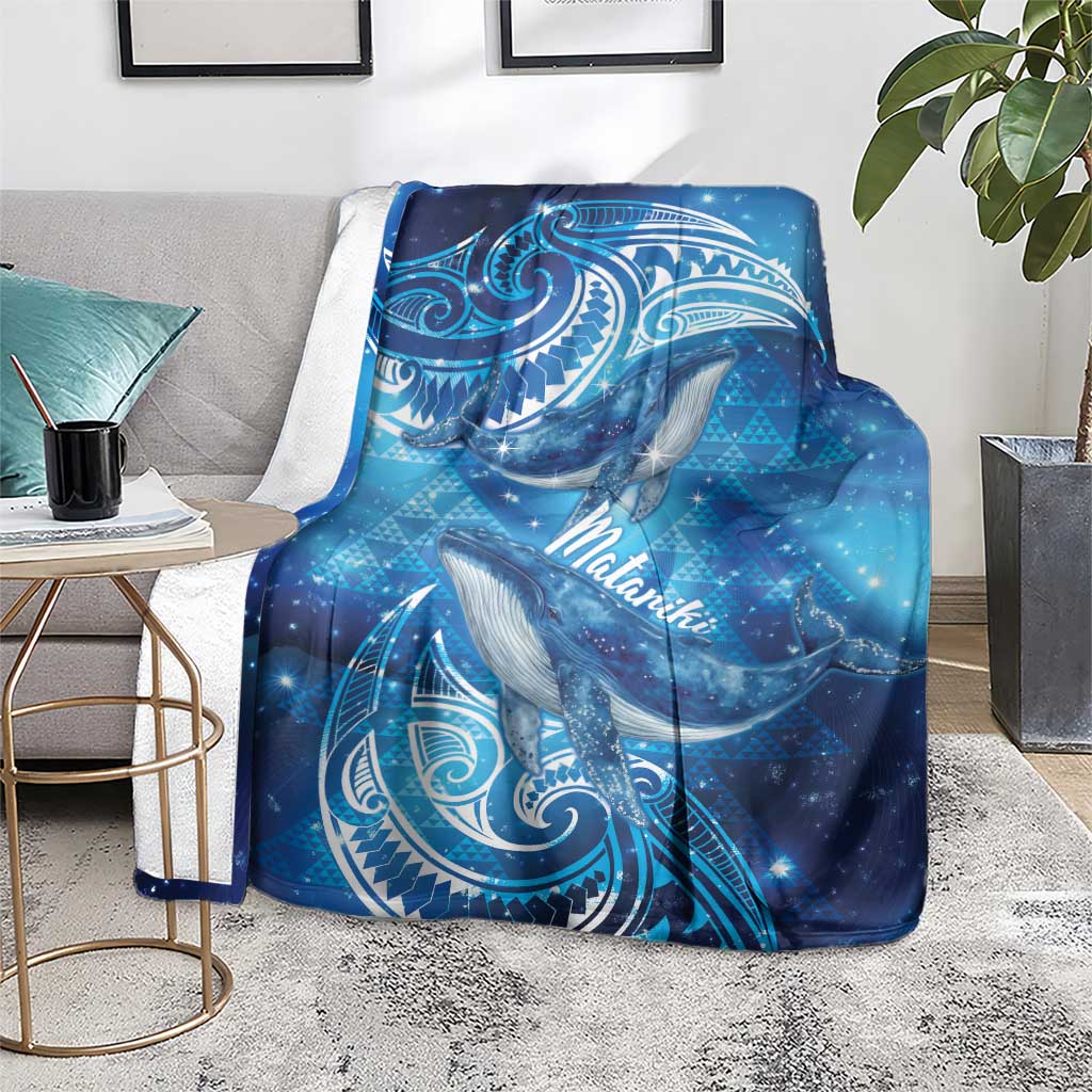 New Zealand Humpback Whale Matariki Blanket Maori New Year Taniko Niho Taniwha LT14 - Polynesian Pride