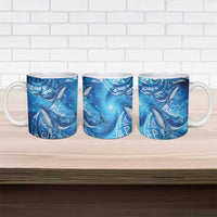 New Zealand Humpback Whale Matariki Ceramic Mug Maori New Year Taniko Niho Taniwha LT14 - Polynesian Pride