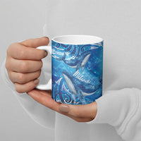 New Zealand Humpback Whale Matariki Ceramic Mug Maori New Year Taniko Niho Taniwha LT14 - Polynesian Pride