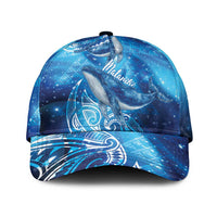 New Zealand Humpback Whale Matariki Classic Cap Maori New Year Taniko Niho Taniwha LT14 Universal Fit Blue - Polynesian Pride