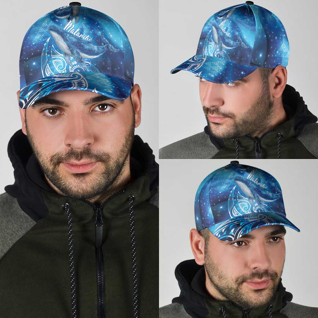 New Zealand Humpback Whale Matariki Classic Cap Maori New Year Taniko Niho Taniwha LT14 - Polynesian Pride