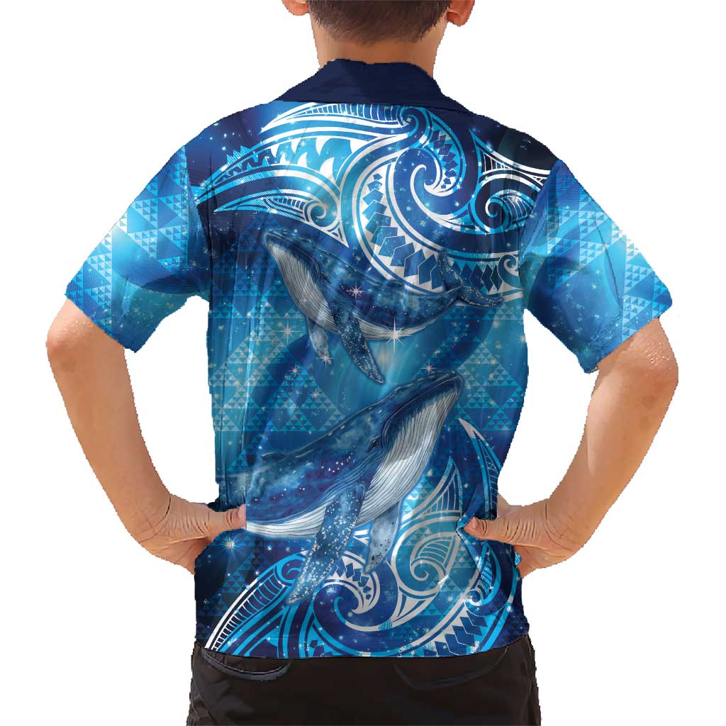 New Zealand Humpback Whale Matariki Family Matching Mermaid Dress and Hawaiian Shirt Maori New Year Taniko Niho Taniwha