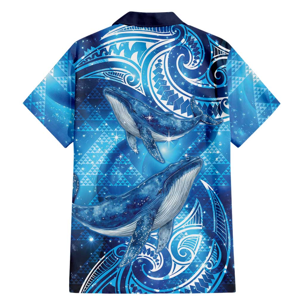 New Zealand Humpback Whale Matariki Family Matching Summer Maxi Dress and Hawaiian Shirt Maori New Year Taniko Niho Taniwha