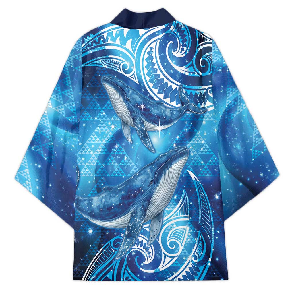 New Zealand Humpback Whale Matariki Kimono Maori New Year Taniko Niho Taniwha