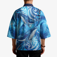 New Zealand Humpback Whale Matariki Kimono Maori New Year Taniko Niho Taniwha