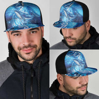 New Zealand Humpback Whale Matariki Mesh Trucker Cap Maori New Year Taniko Niho Taniwha