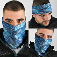 New Zealand Humpback Whale Matariki Neck Gaiter Maori New Year Taniko Niho Taniwha LT14 - Polynesian Pride