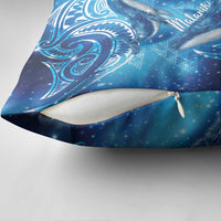 New Zealand Humpback Whale Matariki Pillow Cover Maori New Year Taniko Niho Taniwha LT14 - Polynesian Pride