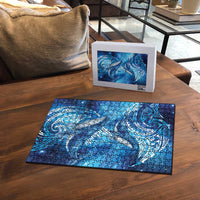 New Zealand Humpback Whale Matariki Puzzle Maori New Year Taniko Niho Taniwha
