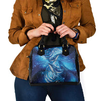 New Zealand Humpback Whale Matariki Shoulder Handbag Maori New Year Taniko Niho Taniwha LT14 - Polynesian Pride