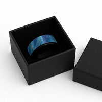 New Zealand Humpback Whale Matariki Spinner Ring Maori New Year Taniko Niho Taniwha LT14 - Polynesian Pride