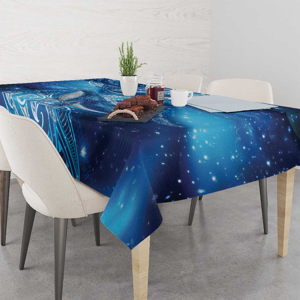 New Zealand Humpback Whale Matariki Tablecloth Maori New Year Taniko Niho Taniwha LT14 - Polynesian Pride