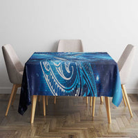 New Zealand Humpback Whale Matariki Tablecloth Maori New Year Taniko Niho Taniwha LT14 - Polynesian Pride