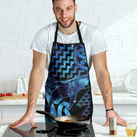 Humpback Whale Matariki New Zealand Apron NZ Maori Paikea Poutama Luxury Blue LT14 - Polynesian Pride