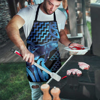 Humpback Whale Matariki New Zealand Apron NZ Maori Paikea Poutama Luxury Blue LT14 - Polynesian Pride