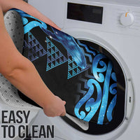 Humpback Whale Matariki New Zealand Bathroom Set NZ Maori Paikea Poutama Luxury Blue LT14 - Polynesian Pride