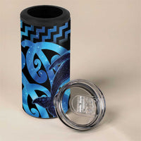 Humpback Whale Matariki New Zealand 4 in 1 Can Cooler Tumbler NZ Maori Paikea Poutama Luxury Blue