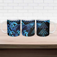 Humpback Whale Matariki New Zealand Ceramic Mug NZ Maori Paikea Poutama Luxury Blue LT14 - Polynesian Pride