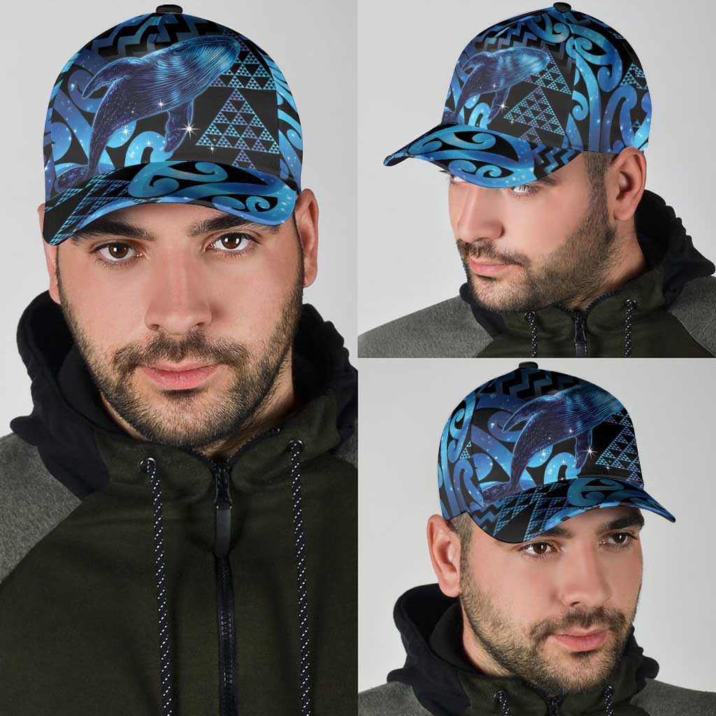 Humpback Whale Matariki New Zealand Classic Cap NZ Maori Paikea Poutama Luxury Blue LT14 - Polynesian Pride