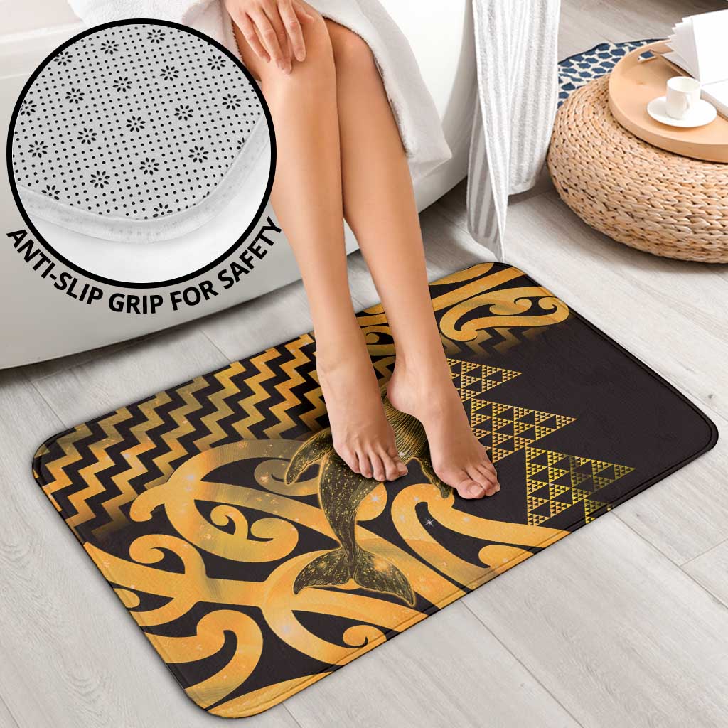 Humpback Whale Matariki New Zealand Bathroom Set NZ Maori Paikea Poutama Luxury Gold LT14 - Polynesian Pride
