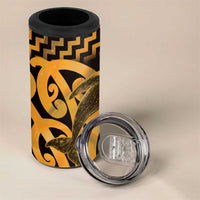 Humpback Whale Matariki New Zealand 4 in 1 Can Cooler Tumbler NZ Maori Paikea Poutama Luxury Gold