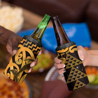 Humpback Whale Matariki New Zealand 4 in 1 Can Cooler Tumbler NZ Maori Paikea Poutama Luxury Gold