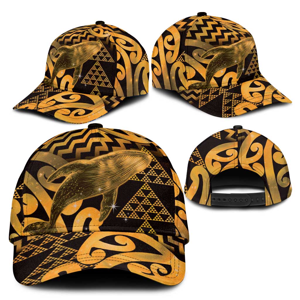 Humpback Whale Matariki New Zealand Classic Cap NZ Maori Paikea Poutama Luxury Gold LT14 - Polynesian Pride