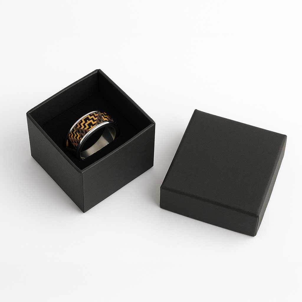 Humpback Whale Matariki New Zealand Classic Ring NZ Maori Paikea Poutama Luxury Gold LT14 - Polynesian Pride