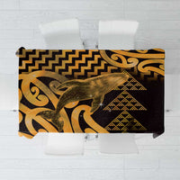 Humpback Whale Matariki New Zealand Tablecloth NZ Maori Paikea Poutama Luxury Gold