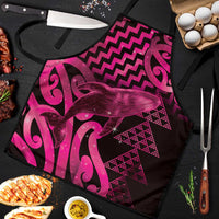 Humpback Whale Matariki New Zealand Apron NZ Maori Paikea Poutama Luxury Pink