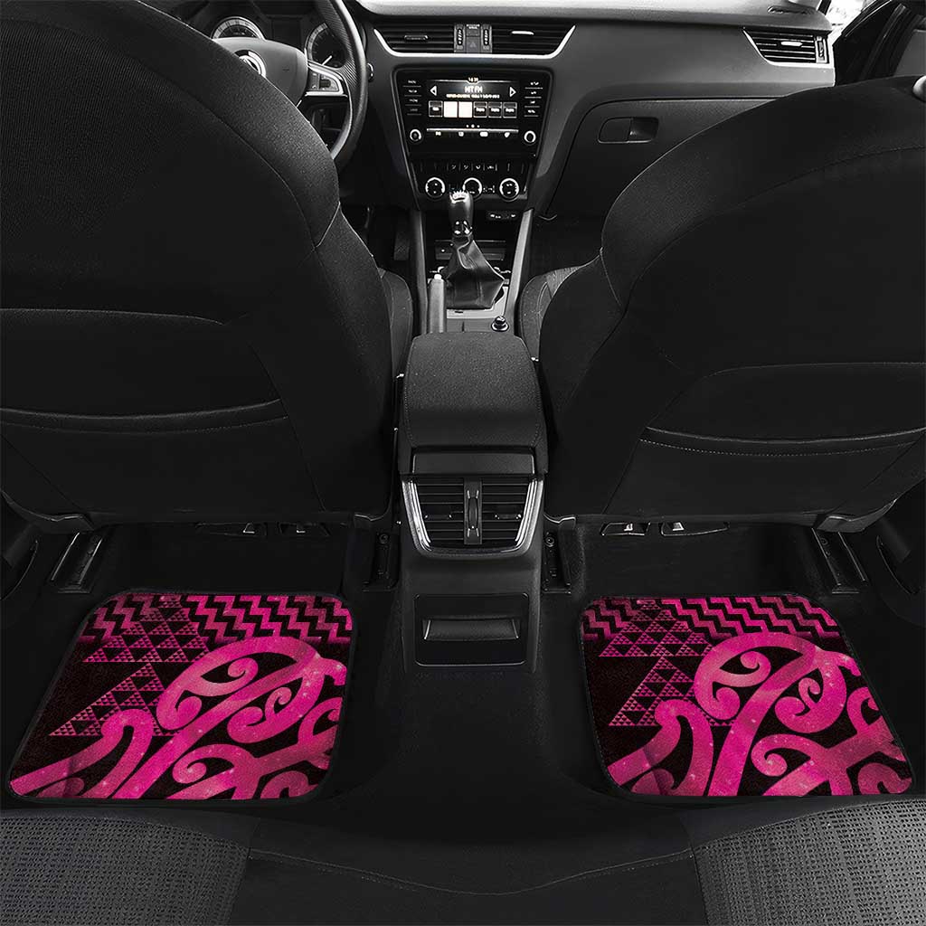 Humpback Whale Matariki New Zealand Car Mats NZ Maori Paikea Poutama Luxury Pink