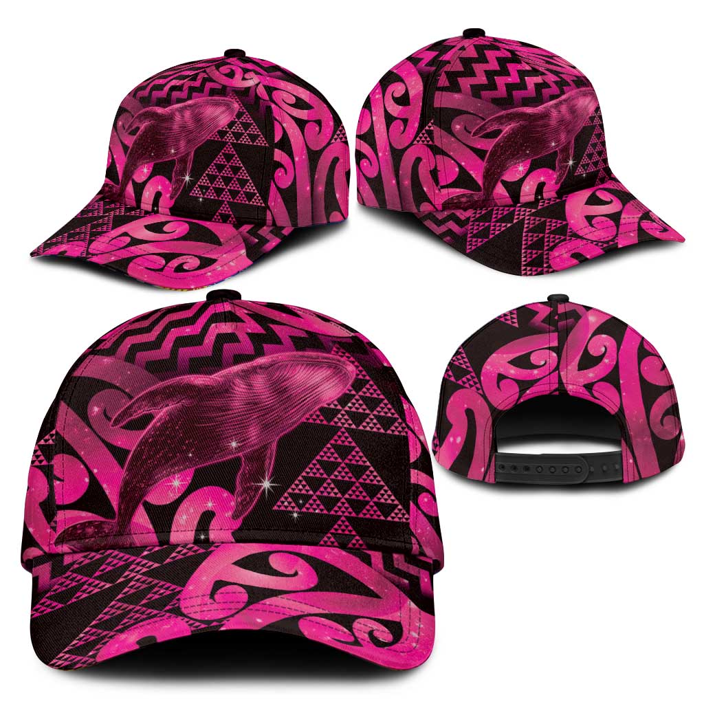 Humpback Whale Matariki New Zealand Classic Cap NZ Maori Paikea Poutama Luxury Pink LT14 - Polynesian Pride