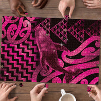 Humpback Whale Matariki New Zealand Puzzle NZ Maori Paikea Poutama Luxury Pink LT14 - Polynesian Pride