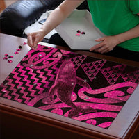 Humpback Whale Matariki New Zealand Puzzle NZ Maori Paikea Poutama Luxury Pink LT14 - Polynesian Pride