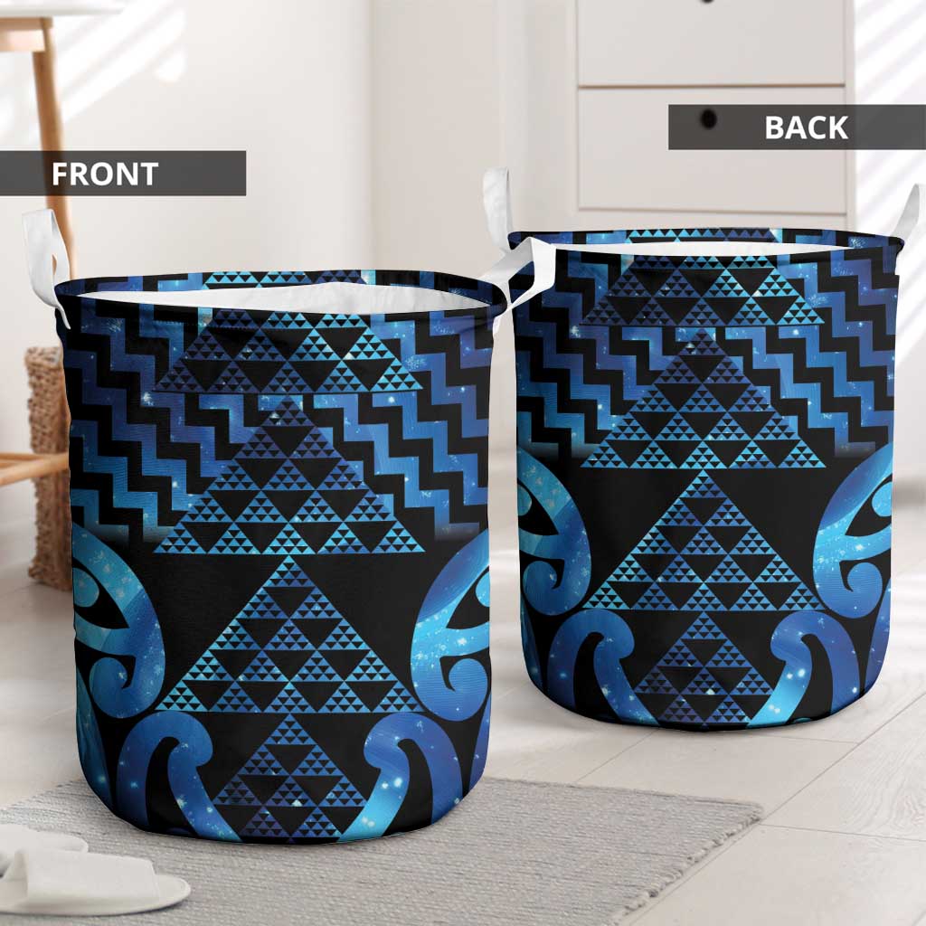 Taniko Motifs Matariki New Zealand Laundry Basket NZ Niho Taniwha Poutama LT14 - Polynesian Pride