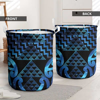 Taniko Motifs Matariki New Zealand Laundry Basket NZ Niho Taniwha Poutama LT14 - Polynesian Pride