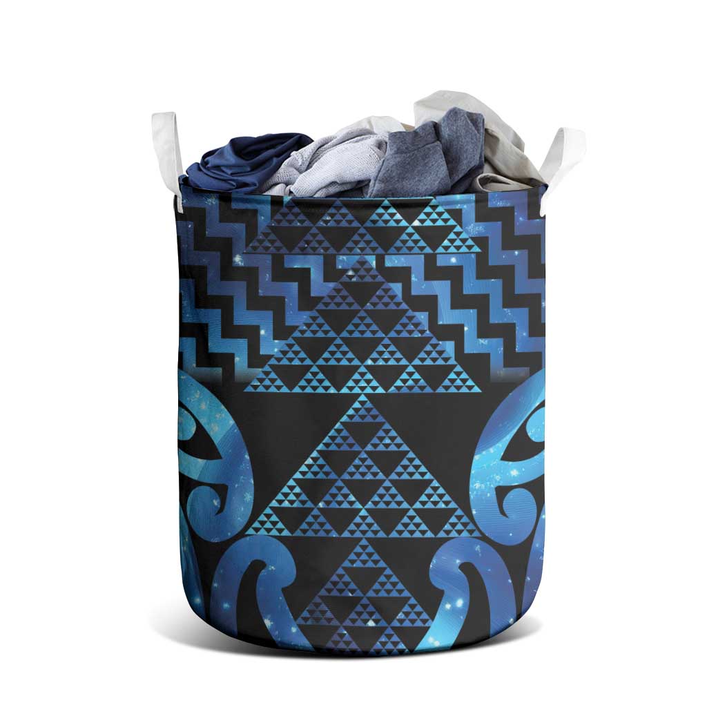 Taniko Motifs Matariki New Zealand Laundry Basket NZ Niho Taniwha Poutama LT14 - Polynesian Pride