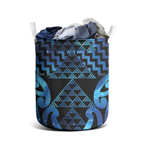 Taniko Motifs Matariki New Zealand Laundry Basket NZ Niho Taniwha Poutama LT14 - Polynesian Pride