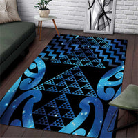 Taniko Motifs Matariki New Zealand Area Rug NZ Niho Taniwha Poutama