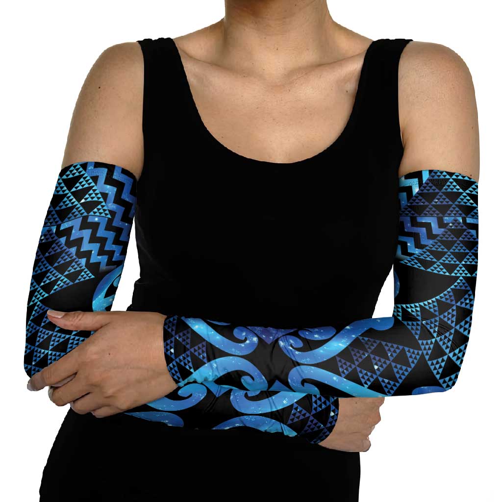 Taniko Motifs Matariki New Zealand Arm Sleeves NZ Niho Taniwha Poutama