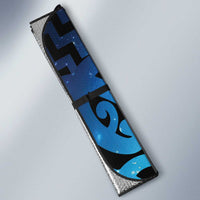 Taniko Motifs Matariki New Zealand Auto Sun Shade NZ Niho Taniwha Poutama LT14 - Polynesian Pride