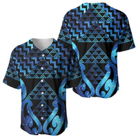 Taniko Motifs Matariki New Zealand Baseball Jersey NZ Niho Taniwha Poutama LT14 - Polynesian Pride
