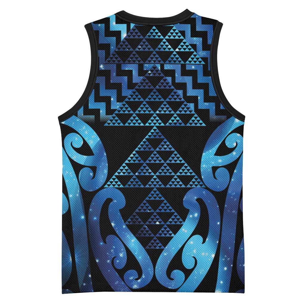 Taniko Motifs Matariki New Zealand Basketball Jersey NZ Niho Taniwha Poutama LT14 - Polynesian Pride