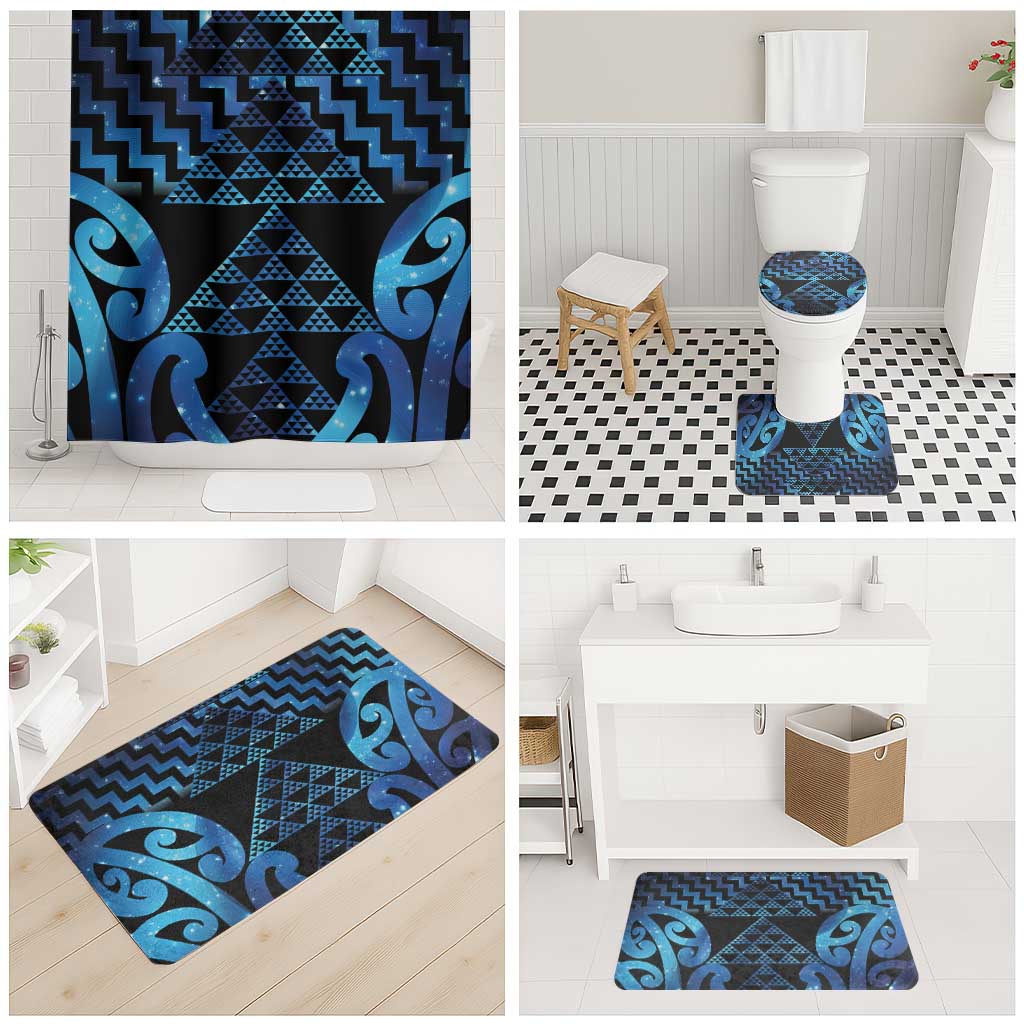 Taniko Motifs Matariki New Zealand Bathroom Set NZ Niho Taniwha Poutama LT14 - Polynesian Pride