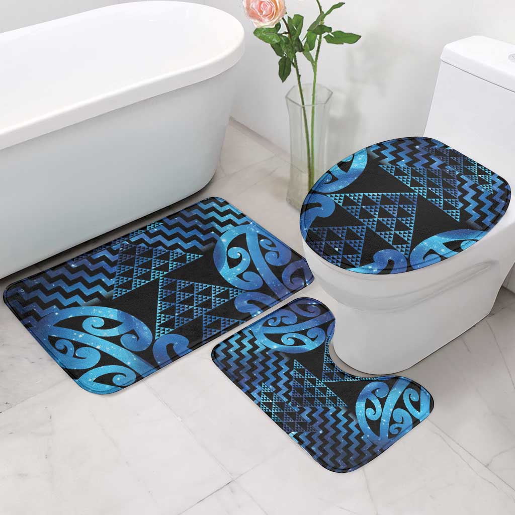 Taniko Motifs Matariki New Zealand Bathroom Set NZ Niho Taniwha Poutama LT14 - Polynesian Pride